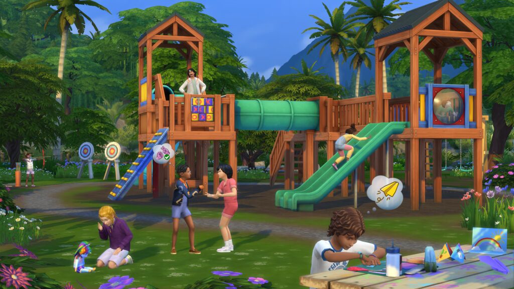 „Die Sims 4 – Auf ins Abenteuer!“ Warum dieses DLC mein neues Highlight geworden ist 3 Die Sims 4 Auf ins Abenteuer! - Man kann nun ein Spielplatz so bauen wie man möchte!