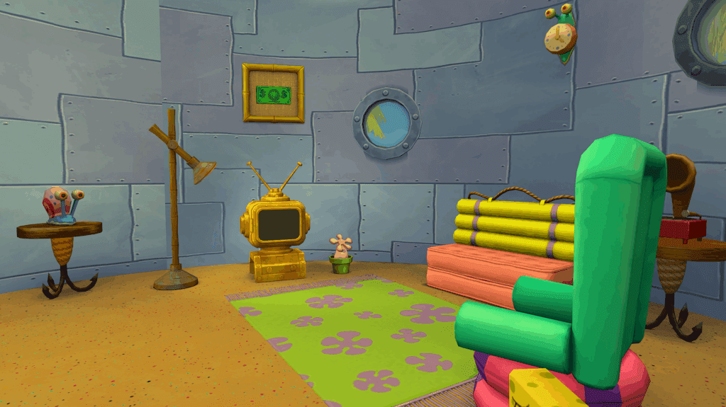 Die Sims 4 "SpongeBob Haus-Set" zusammen mit dem "Die Sims 4 SpongeBob Kinderzimmer-Set" 2
Die Sims 4 SpongeBob - Wohnzimmer