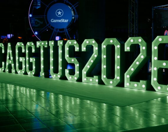 Der Schriftzug "#Caggtus 2026"
