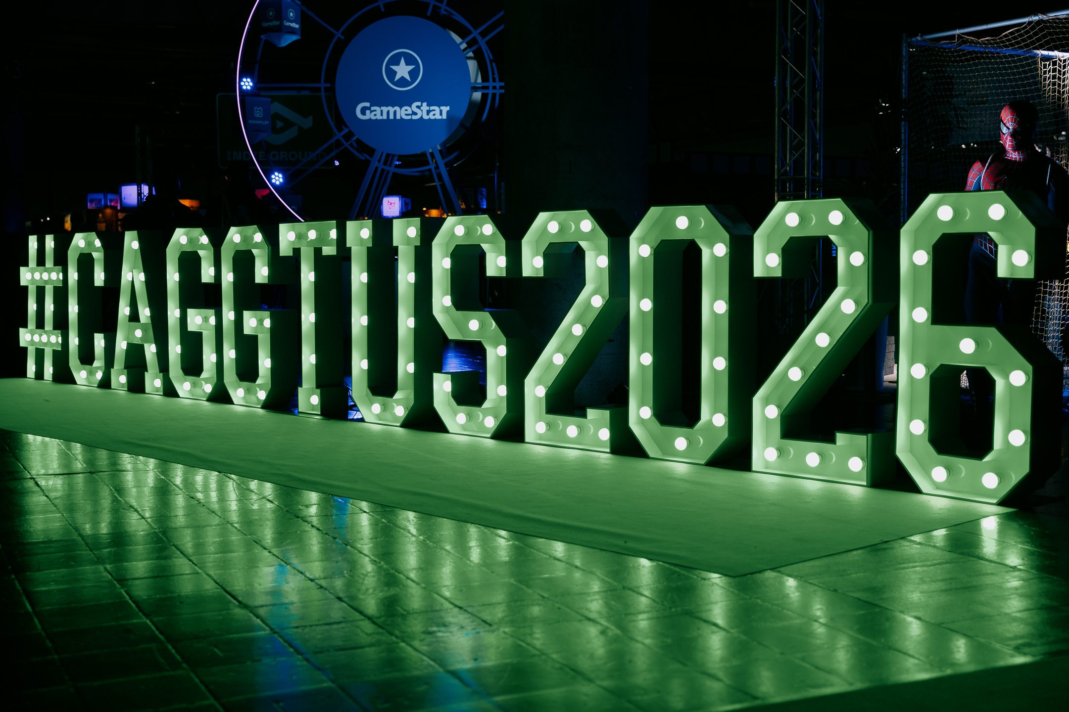 Der Schriftzug "#Caggtus 2026"