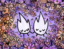 Concept Art der Waldlinge von "Garden Ink"