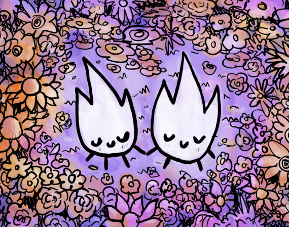 Concept Art der Waldlinge von "Garden Ink"