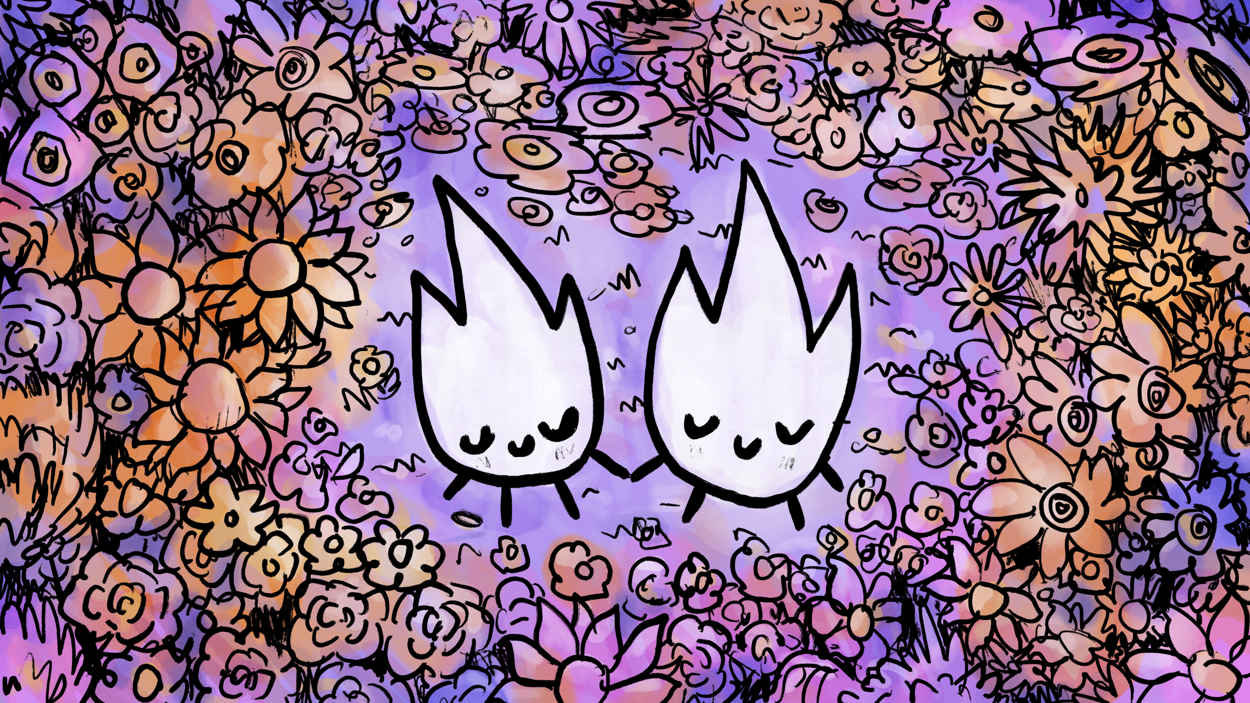Concept Art der Waldlinge von "Garden Ink"