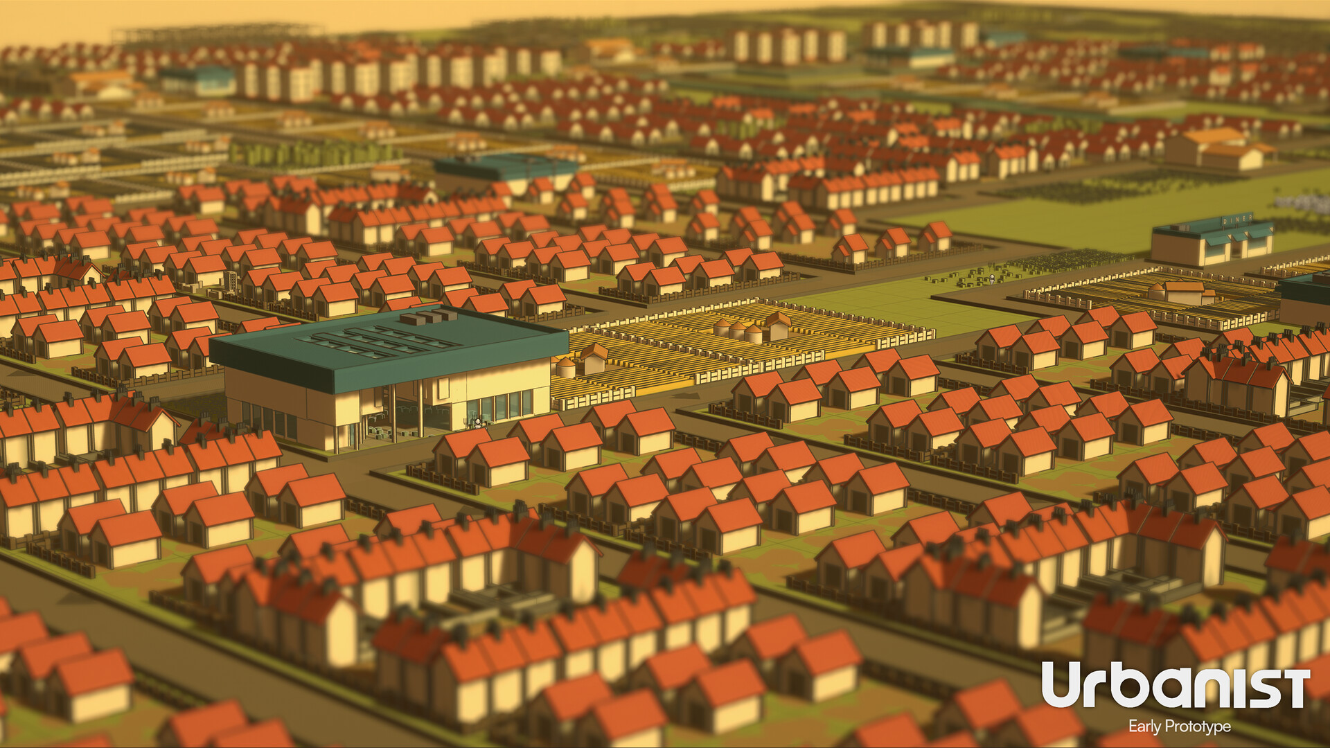 Urbanist auf der CAGGTUS 2026: Ist die Zukunft der City-Builder ist minimalistisch?! 1 Einblick in Urbanist, Übersicht über eine Stadt.