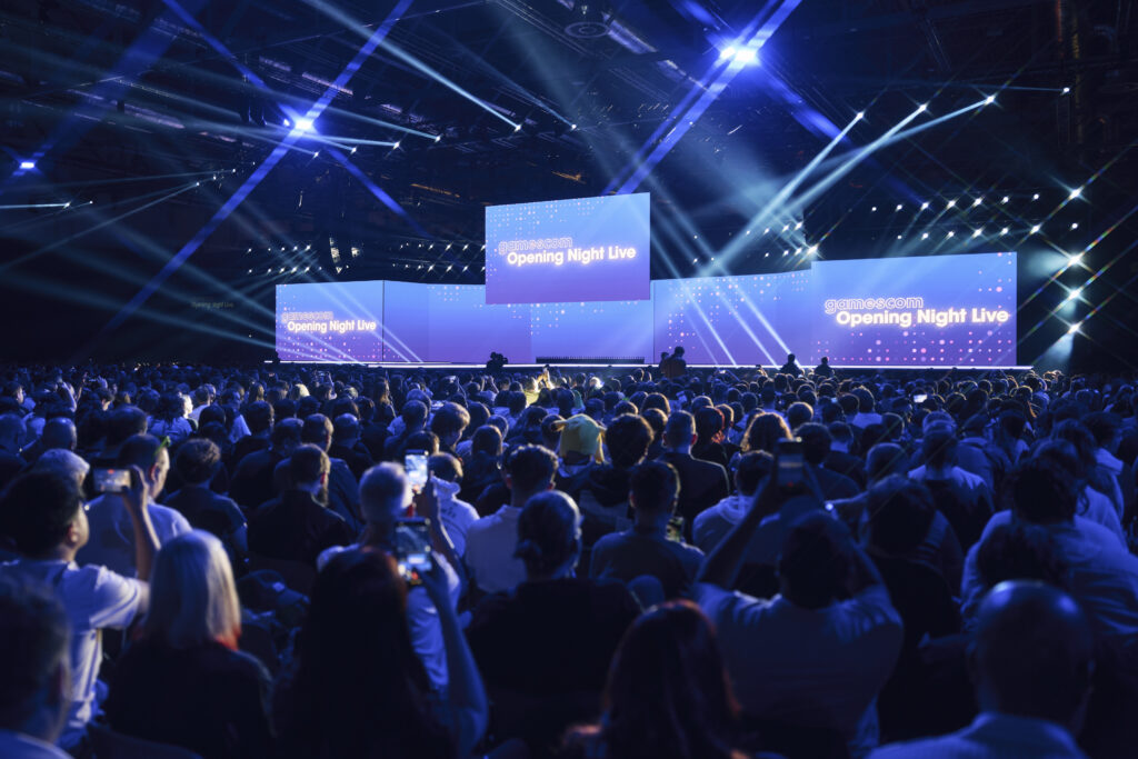 Die jährliche Eröffnung der Gamescom durch die Gamescom Opening Night Life im Confex der koelnmesse